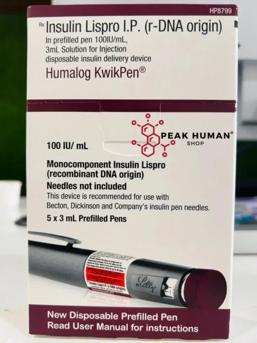 Humalog Kwikpen 100 IU-ml 3 ml – 5 Cartridges