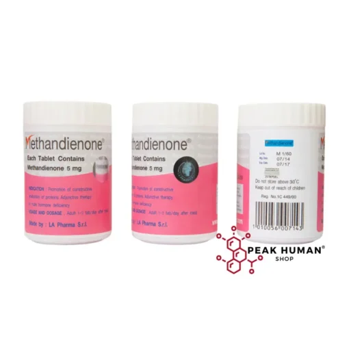 LA Pharma Methandienone 5mg / 100 tablets - Image 2