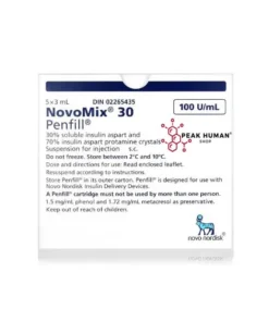 Novomix 30 Penfill 100 IU-ml 3 ml – 5 Cartridges