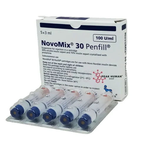 Novomix 30 Penfill 100 IU-ml 3 ml – 5 Cartridges - Image 3