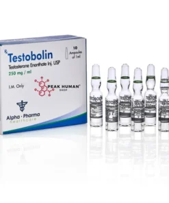 Alternative view of Alpha Pharma  Testobolin Testosterone Enanthate 250 mg/ml