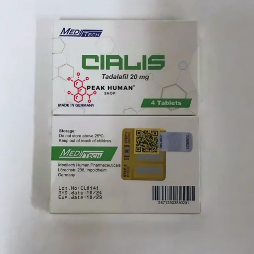 Meditech  CLALIS Tadalafil 20 mg 4 tablets