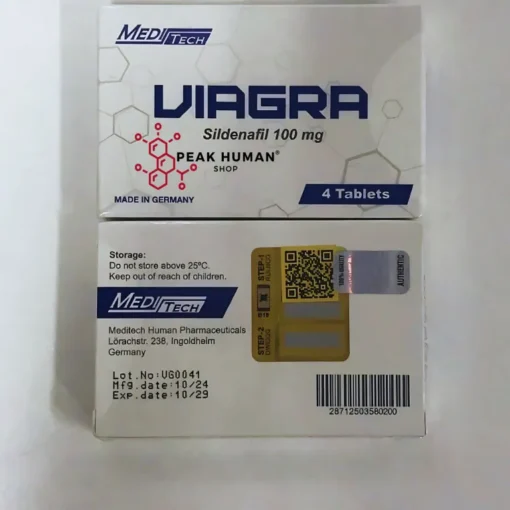 Meditech  VIAGRA sildenafil 100 mg 4 tablets