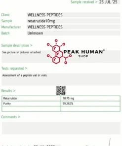Alternative view of Wellness Peptides  Retatrutide 10mg AP