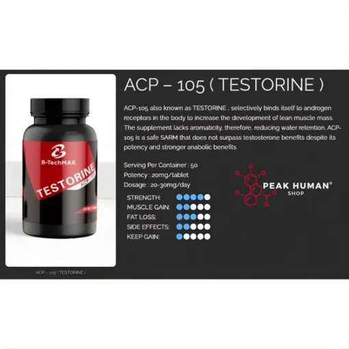 B-TechMax  Testorine ACP-105  20mg / 50tabs - Image 2