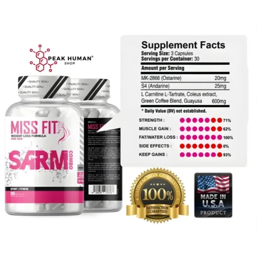 Sarms Combo  Miss Fit Weight Loss Formula  90capsule - Image 2