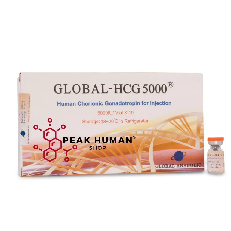 Global Anabolic Global-Hcg5000 Human Chorionic Gonadotropin for Injection 5000 iu/Vial x 10 (Pre-Order)