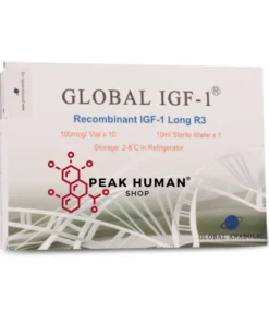 Alternative view of Global Anabolic  Global IGF-1 Recombinant IGF-1 Long R3 100 mcg/Vial x 10 (Pre-Order)
