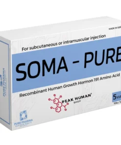 Alternative view of PurePharma  Soma-Pure Human Growth Hormone (HGH)  x5 Vial in a Box