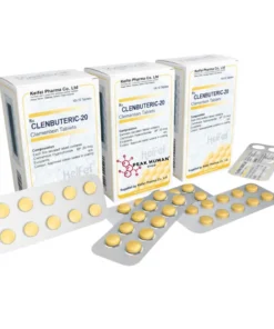 Alternative view of Keifei  Clen 20mcg Clenbuterol Hydrochloride (Clenbuteric) 100 tablets