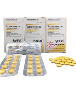 Keifei  Clen 20mcg Clenbuterol Hydrochloride (Clenbuteric) 100 tablets