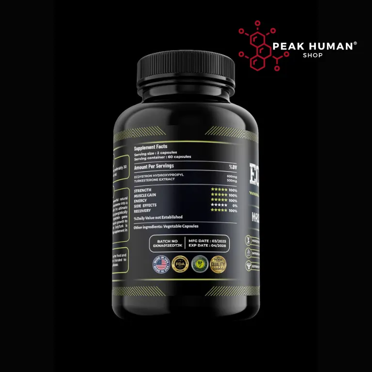 Ox Nutrition EcdyTurk 1100mg 60caps - Image 2