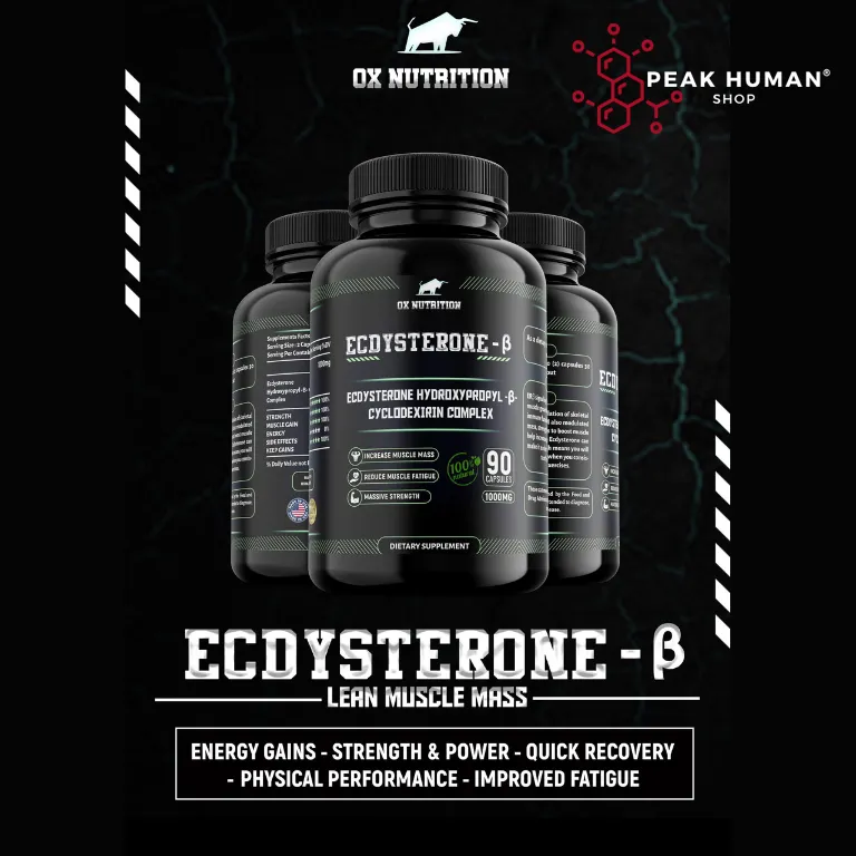 Ox Nutrition Ecdysterone-β 1000mg 30 caps / 90 caps