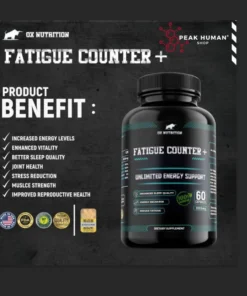Alternative view of Ox Nutrition Fatigue Counter+ 1000mg 60caps