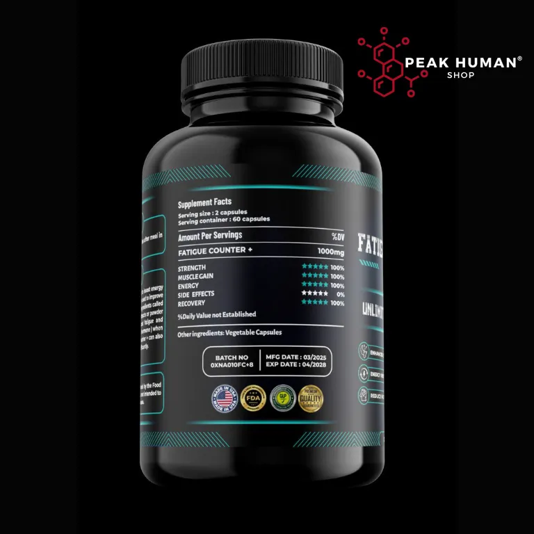 Ox Nutrition Fatigue Counter+ 1000mg 60caps - Image 4