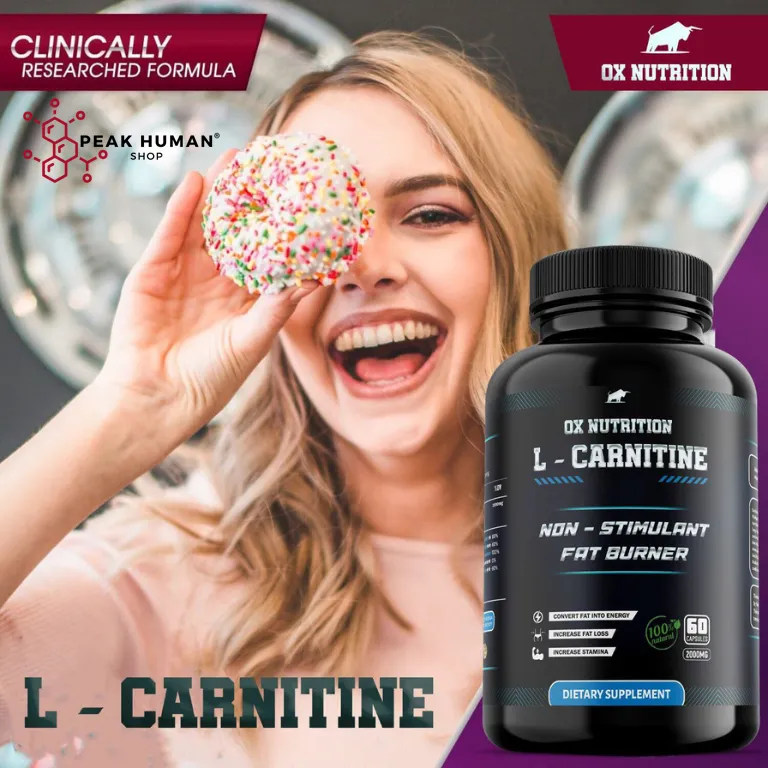 Ox Nutrition L-Carnitine 2000mg 30caps / 60 caps - Image 6