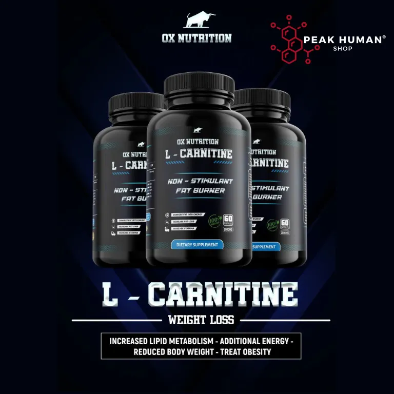 Ox Nutrition L-Carnitine 2000mg 30caps / 60 caps