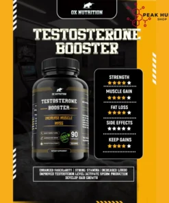Alternative view of Ox Nutrition Testosterone Booster 30caps / 90 caps