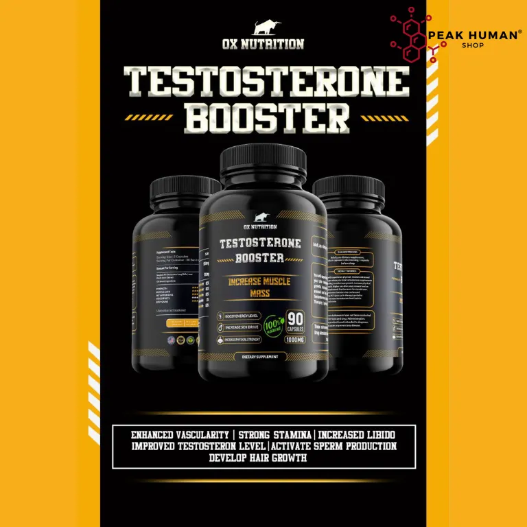 Ox Nutrition Testosterone Booster 30caps / 90 caps