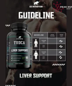 Alternative view of Ox Nutrition Tudca 1300mg 30caps / 60 caps