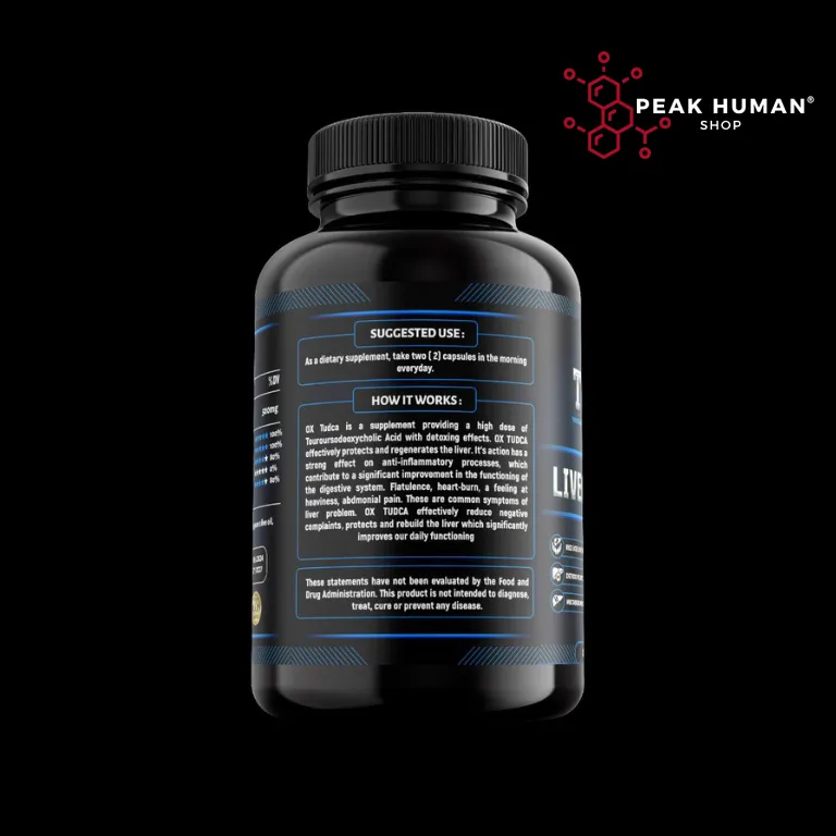 Ox Nutrition Tudca 500mg 30caps / 60 caps - Image 2