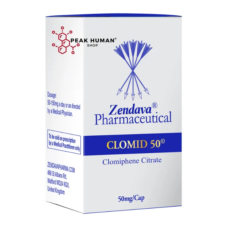 Zendava Clomid 30 tabs (50mg) Clomiphene Citrate - Image 2