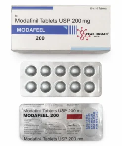 Alternative view of Modafeel 200 Modafinil Tablets USP 200 mg 30 Tabs