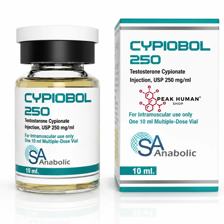 SA Anabolic  Cypiobol 250 Testosterone Cypionate 250mg. 10ml.