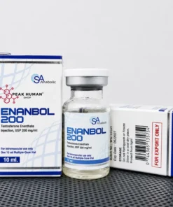 Alternative view of SA Anabolic  Enanbol 200 Testosterone Enanthate 200mg. 10ml.
